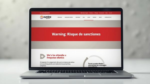 Risque de sanctions pour l'absence de mentions légales sur votre site